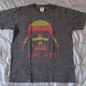 Vintage Darth Vader Star Wars Game Over Shirt Med.